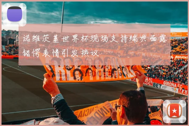 诺维茨基世界杯现场支持瑞典面露错愕表情引发热议